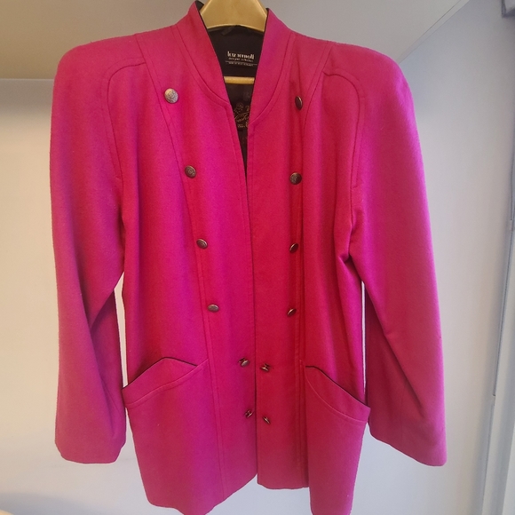 Lutz Teutloff Vintage 80s Wool /Cashmere blend Jacket - Picture 1 of 8